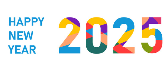 2025 new year logo.New business goal strategy concept. 2025 goal planning business concept	
