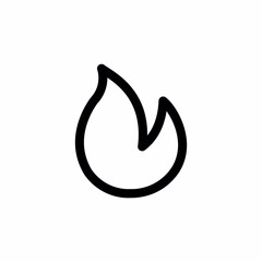 fire flame hot burn icon