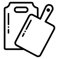 Cutting Board  Icon Element For Design