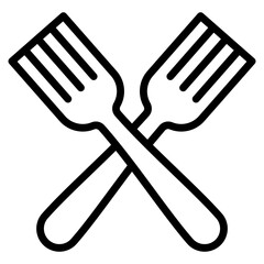 Fork  Icon Element For Design