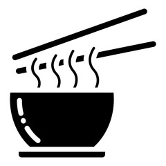 Noodles  Icon Element For Design