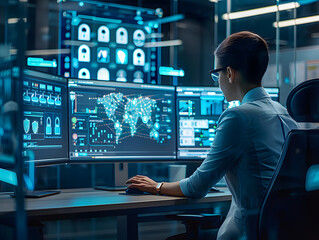 Protección digital Evaluación de las tendencias de los datos de ciberseguridad y mitigación de los riesgos