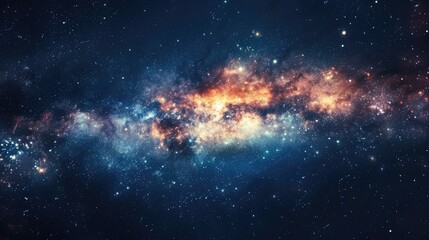 Magnificent Space and Galactic Wallpaper Background