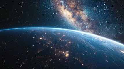 Magnificent Space and Galactic Wallpaper Background