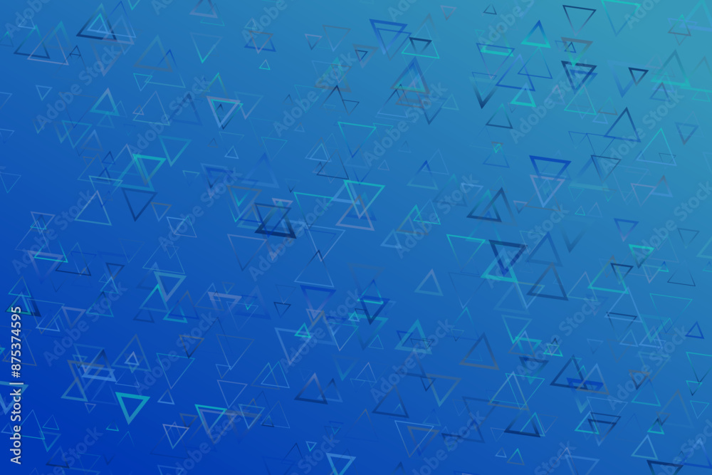 Poster random geometrical polygon webpage background - chaotic geometric vector design with triangles