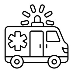 Ambulance Car Icon