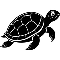 Turtles Vector Silhouette Illustration Design