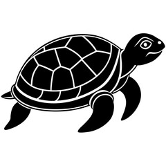 Turtles Vector Silhouette Illustration Design