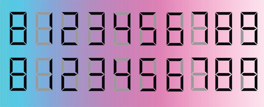 Segment Code Numbers Vector Seven-Segment Images – Browse 191 Stock Photos, Vectors, and Video ...