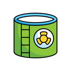 tank icon design with white background stock illustration