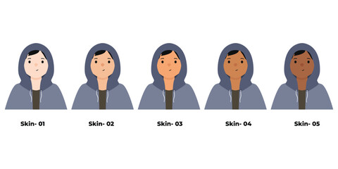 People Avatar Man with Hoodie