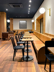 interior of a cafe