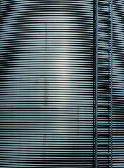 Ladder On Corrugated Steel Silo © searagen