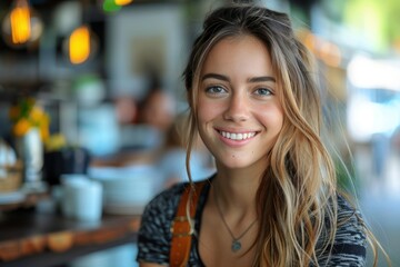 Smiling Businesswoman Conducting Job Interview with Applicant
