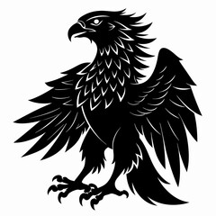 Eagle black silhouette