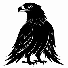 Eagle black silhouette
