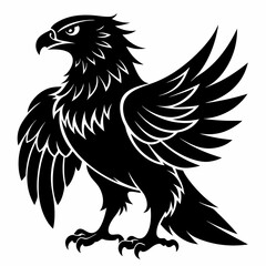 Eagle black silhouette