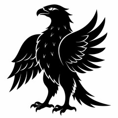Eagle black silhouette