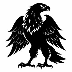 Eagle black silhouette