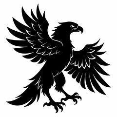 Eagle black silhouette