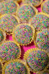 Colorful sweet, birthday party food