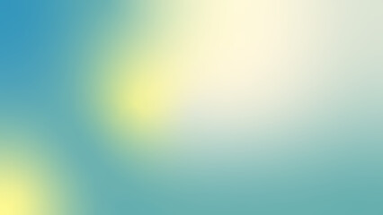 Abstract soft gradient background lime yellow turquoise blue green shaded effect blurred natural pale colours	