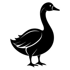 Goose black silhouette
