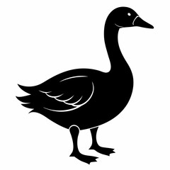 Goose black silhouette