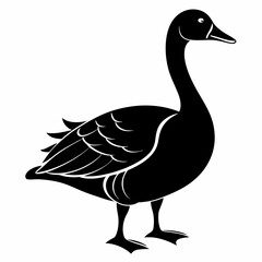 Goose black silhouette