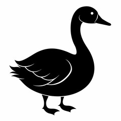 Goose black silhouette