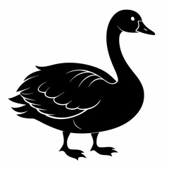 Goose black silhouette