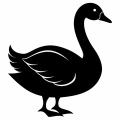 Goose black silhouette