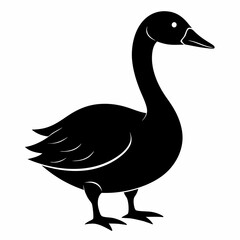 Goose black silhouette