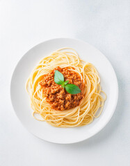 spaghetti with tomato sauce