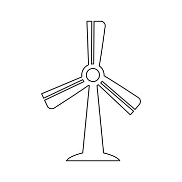 recommend clip art: Amsterdam, building, energy outline icon. Line art vector.