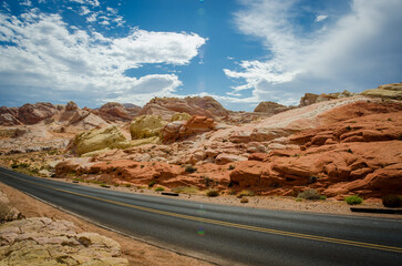 road through valley of fire nevada