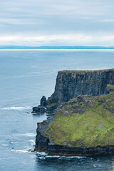 Natural scenery of the Cliffs of Moher, Galway, Ireland