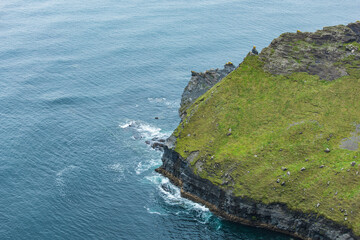 Natural scenery of the Cliffs of Moher, Galway, Ireland