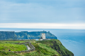 Fototapeta premium Natural scenery of the Cliffs of Moher, Galway, Ireland