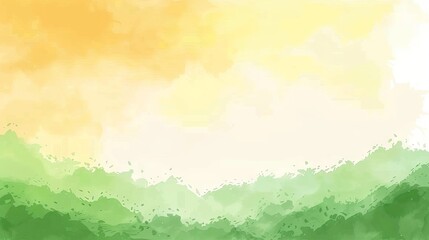 Fototapeta premium abstract watercolor background with grass