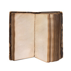 Vintage book isolated on white