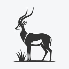 Majestic Antelope Silhouette, The Art of Nature's Elegance