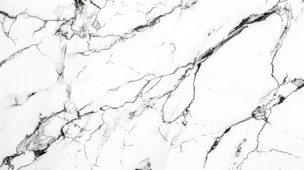 Obraz premium Elegant high-resolution marble texture with white background and dark veins, perfect for interior design and architecture projects.