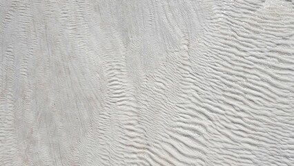 White Textured Surface Aerial View Detail