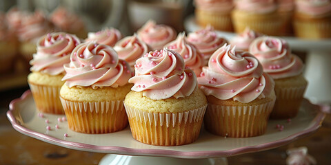 cupcakes with cream