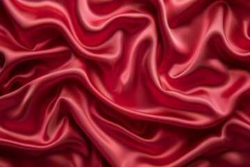 Obraz premium Luxurious Red Silk Fabric