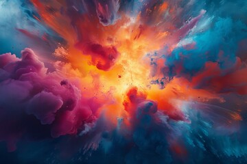 Fototapeta premium Abstract Explosion of Color
