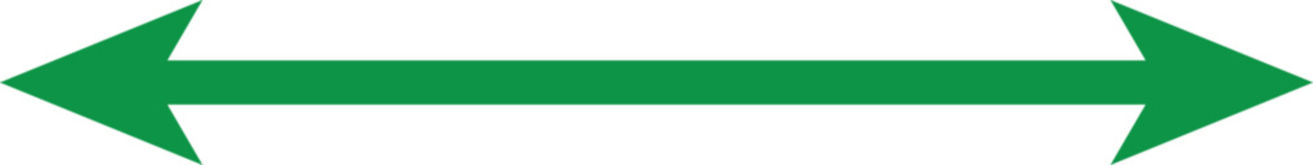 Obraz premium horizontal green long arrow. arrows vector illustration. curser arrow. 