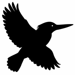 Kingfisher vector illustration, bird  isolated on white, Kingfisher silhouette, Kingfisher vector illustration, bird  isolated on white, Kingfisher silhouette, Kestrel vector art vector art