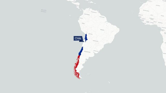 Animated Map of Chile